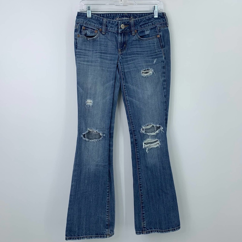 American Eagle Favorite Boyfriend Destroyed Jeans